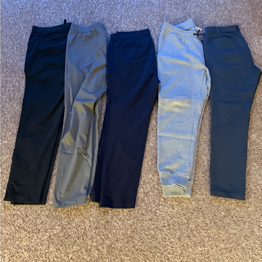 Zyia Mens pants/sweatpants lot of 5, all size large